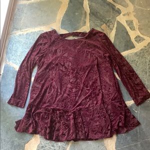 Altr’d State velvet tunic